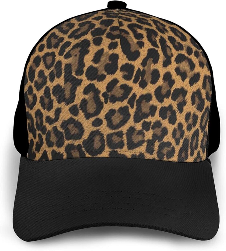 Amazon | [KUN FAC] 帽子 レオパード柄 豹柄 ヒョウ柄 キャップ メンズ