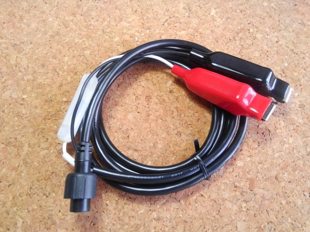 Amazon | HONDEX 魚探用 電源コード DC06 ワニ口クリップ セット（塩水