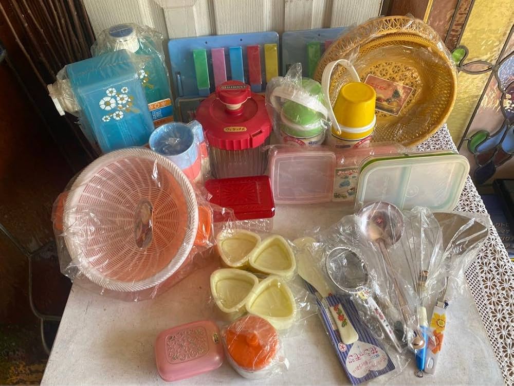 Amazon.co.jp: レトロポップ キッチン 雑貨 セット まとめ売り 昭和