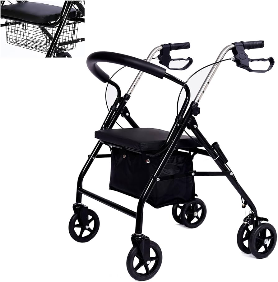 Amazon | シルバーカー おしゃれ 軽量 コンパクト 座れる 補助具