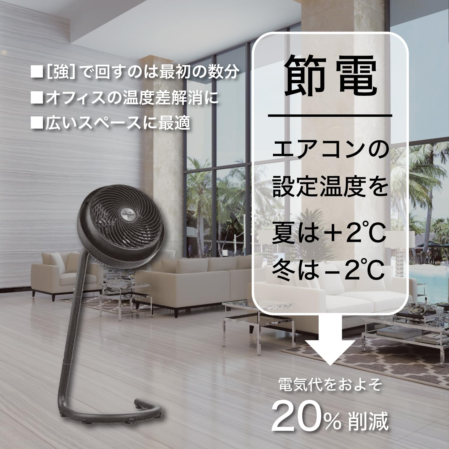 Amazon | ボルネード サーキュレーター タフモーター 40畳 パワフル