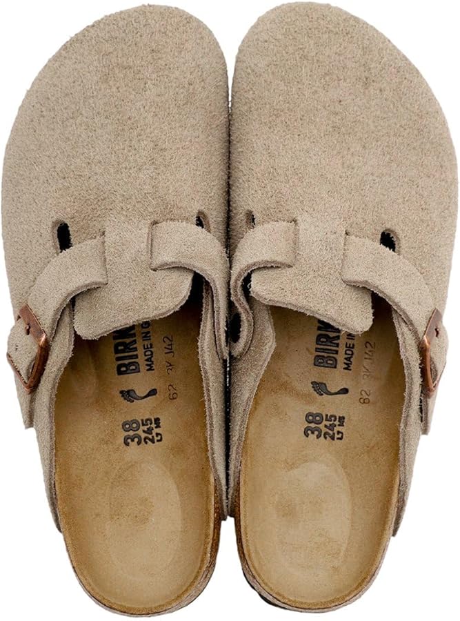 Amazon | [ビルケンシュトック] レディース Boston VL Taupe (ナロー