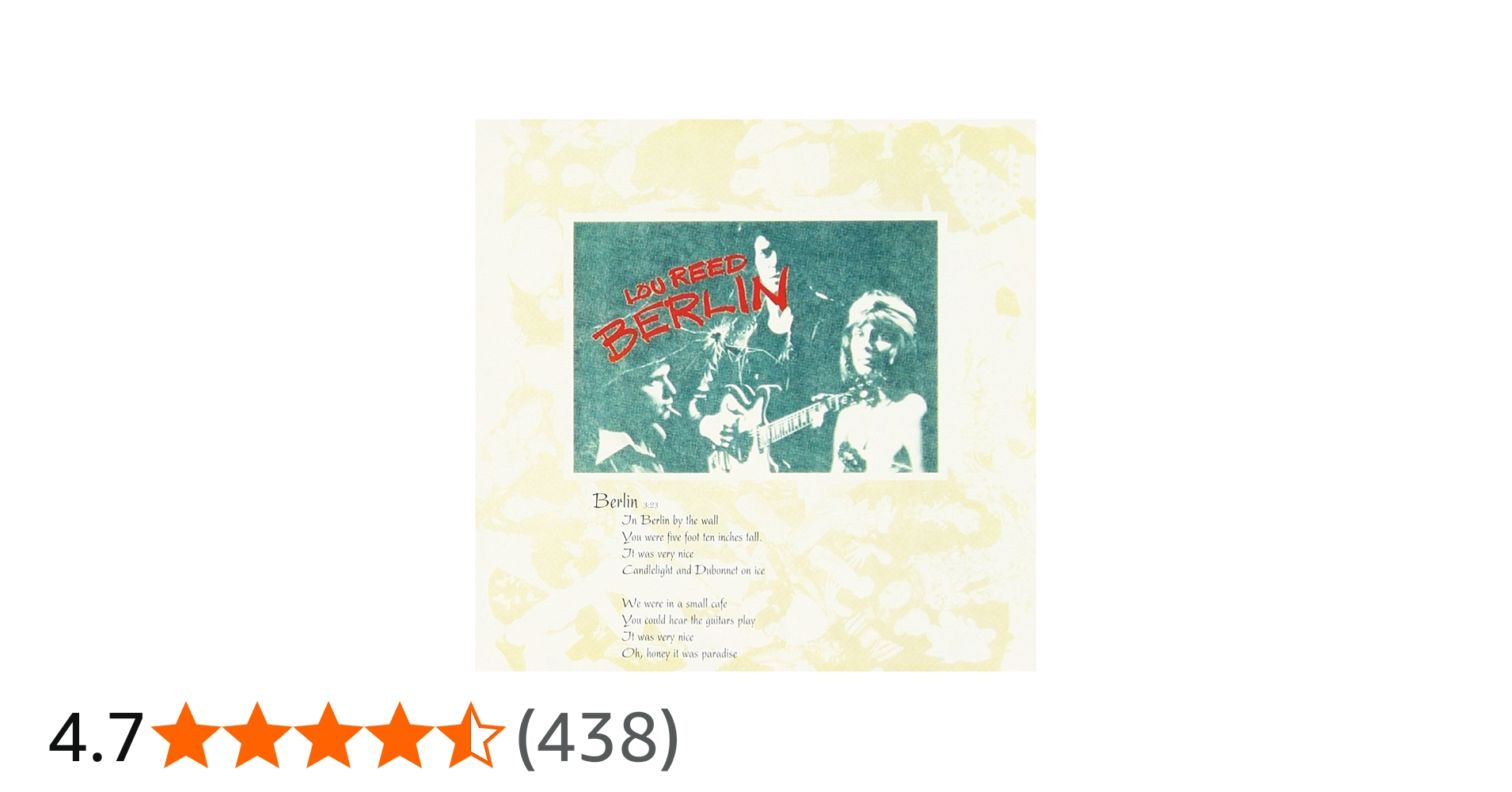 Amazon.co.jp: ベルリン - ルー・リード: ミュージック