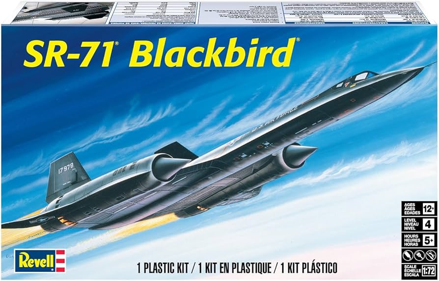 Amazon | アメリカレベル 1/72 SR-71 ブラックバード プラモデル
