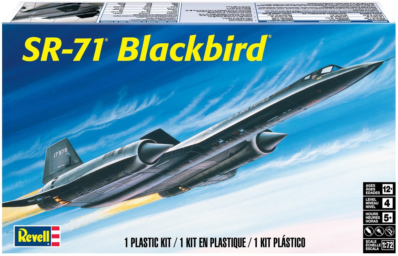 Amazon | アメリカレベル 1/72 SR-71 ブラックバード プラモデル