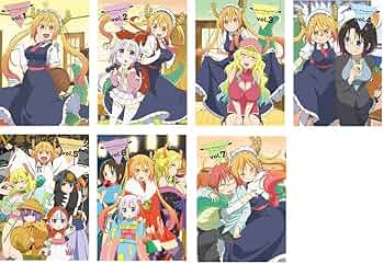 Amazon.co.jp: 小林さんちのメイドラゴン [ブルーレイ 全巻セット] 全7