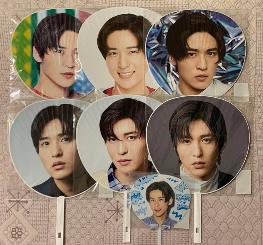 Amazon.co.jp: Snow Man 目黒蓮 歴代うちわ 7種セット : ホーム＆キッチン