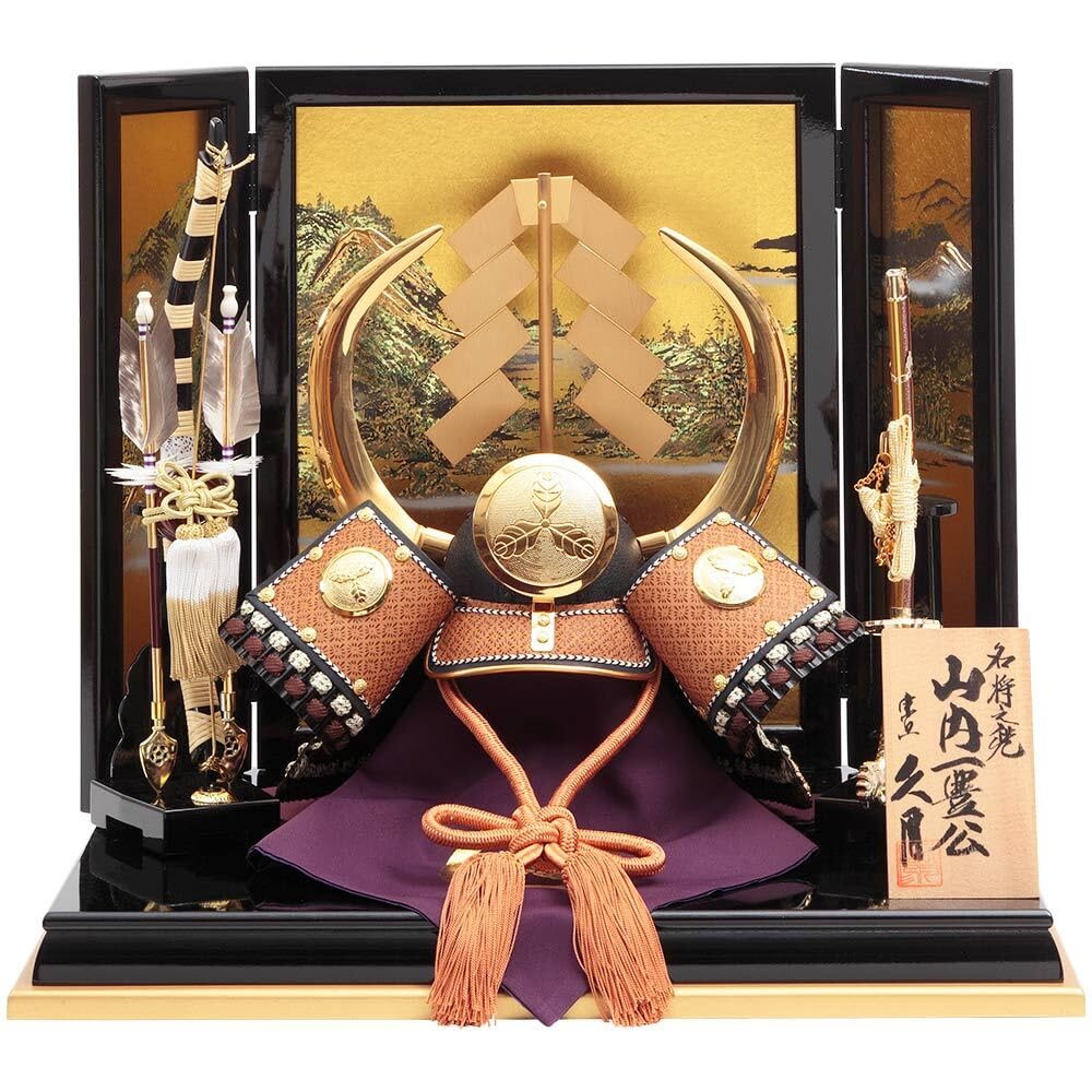 Amazon | 久月official 五月人形 山内一豊公 兜飾り 4GR-K21-Z | 兜