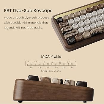 Amazon.com: Akko Mechanical Gaming Keyboard with Walnut Wooden