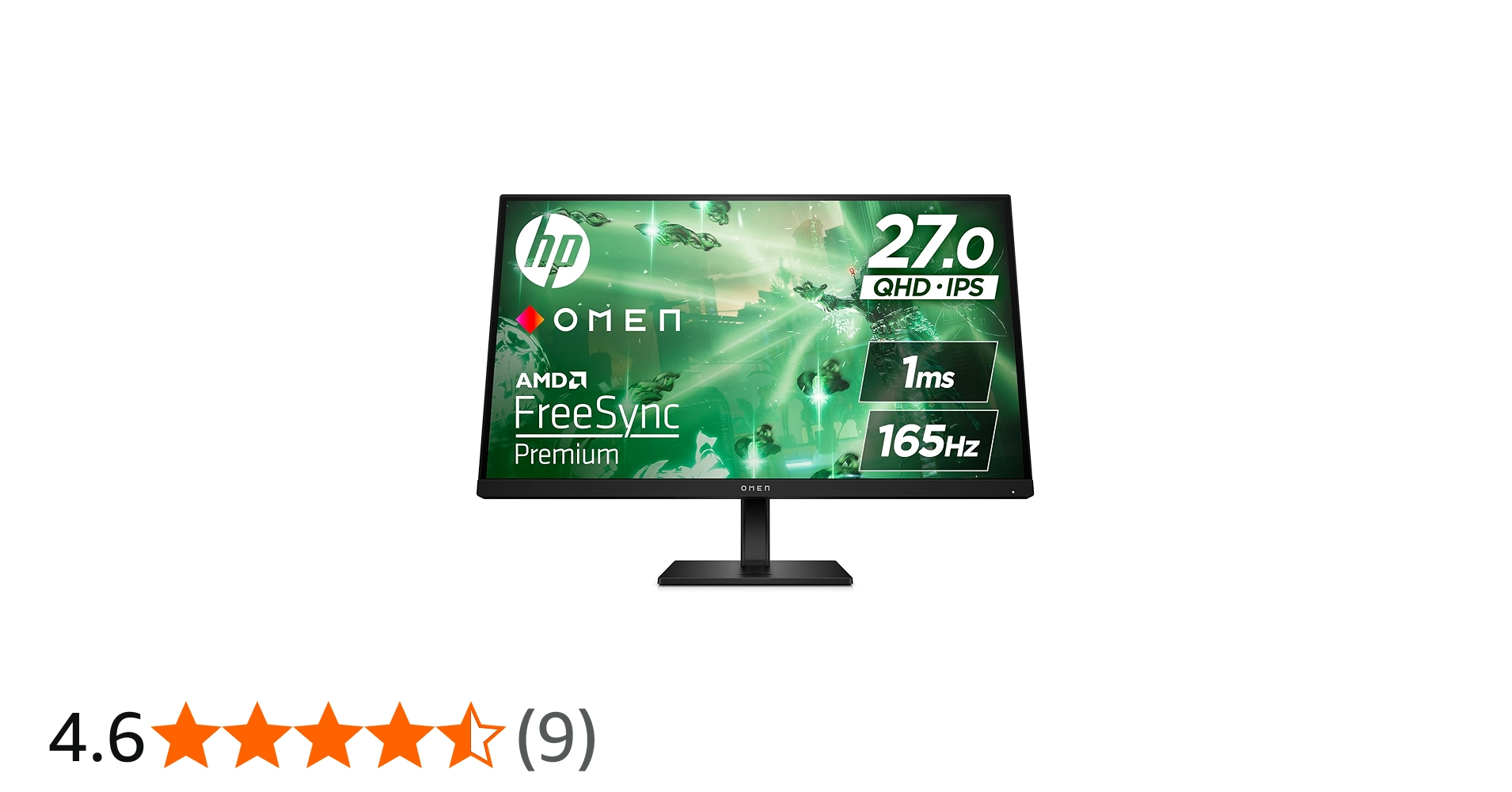 Amazon.co.jp: HP ゲーミングモニター OMEN 27q 27.0インチ QHD 165Hz