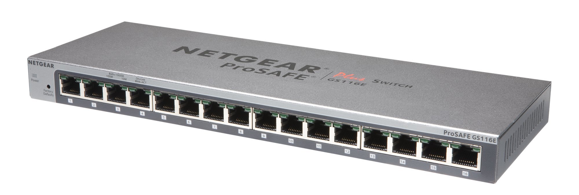 Amazon | Netgear 16P Netgear GS116Ev2 | NETGEAR | スイッチングハブ