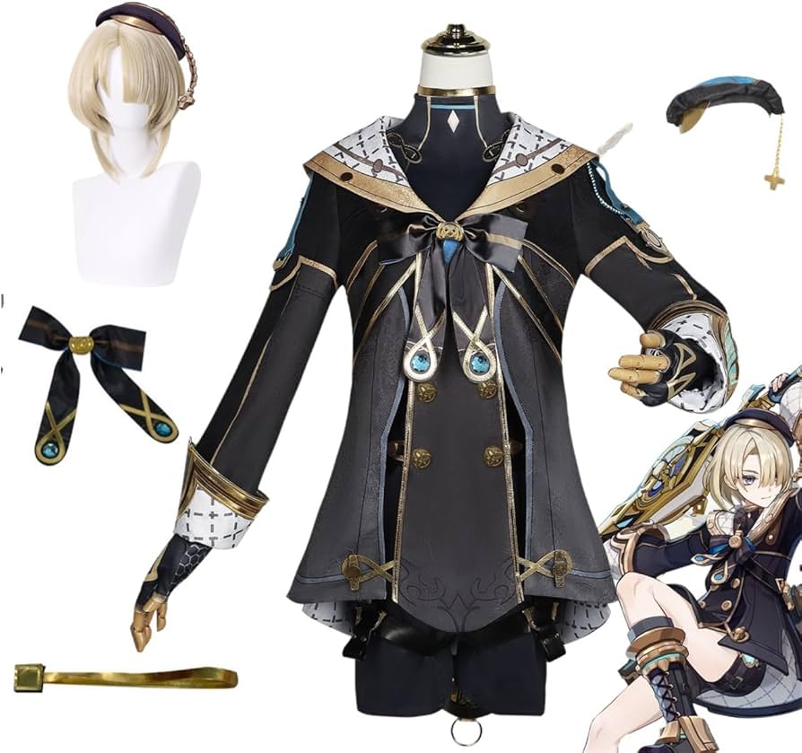Amazon.co.jp: 原神 コスプレ衣装 げんしん フォンテーヌ フレミネ