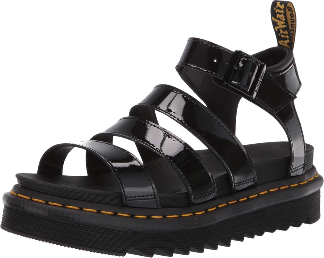 Amazon.com | Dr. Martens Women's Blaire Fisherman Sandal, Black
