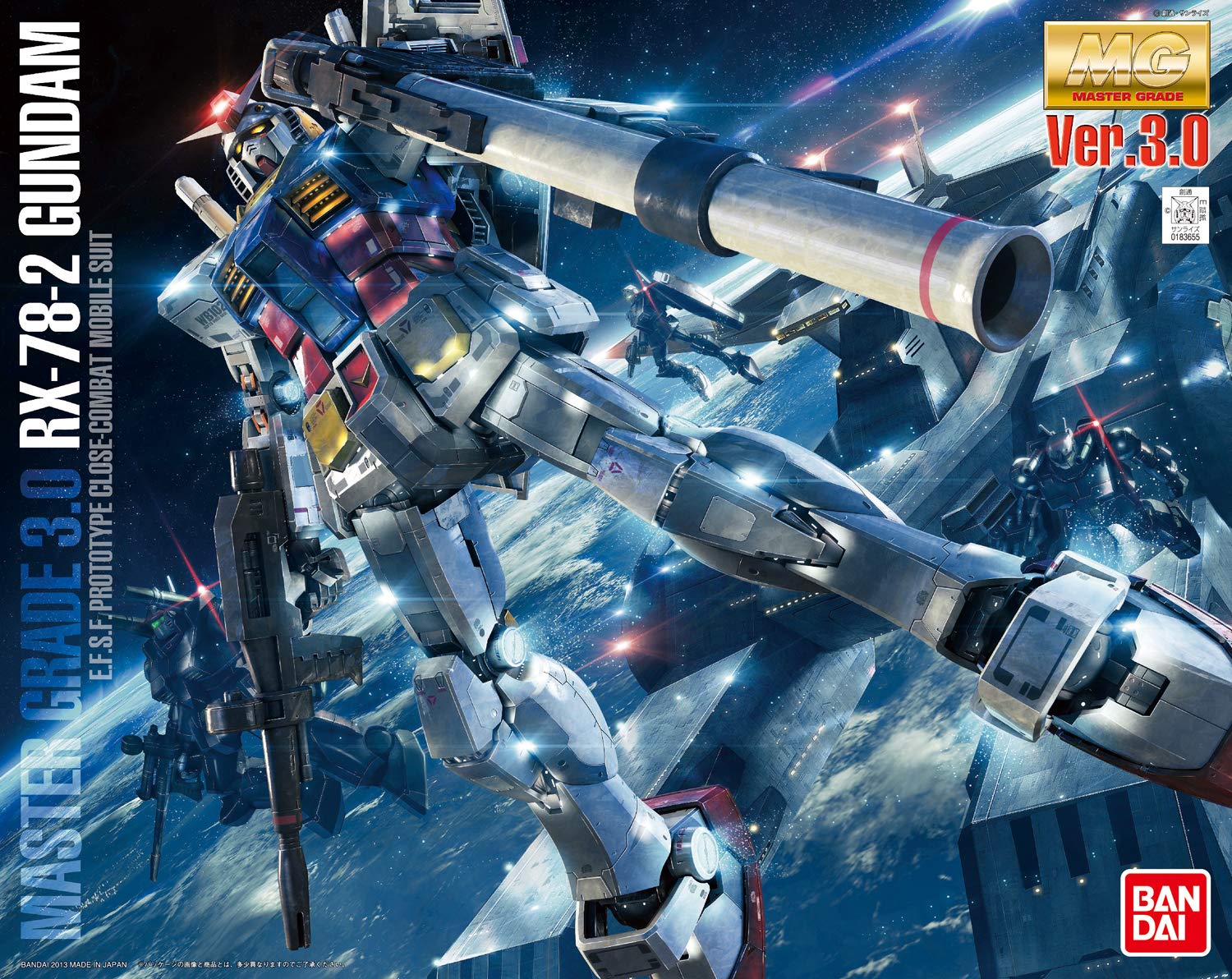 Bandai Spirits Mg Mobile Suit Gundam Rx-78-2 Gundam Ver.3.0 1/100