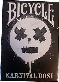 Amazon.com: Karnival Black Dose Deck of Bicycle Playing Cards