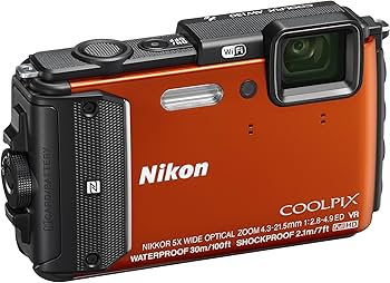 Amazon | Nikon デジタルカメラ COOLPIX AW130 オレンジ | コンパクト 通販