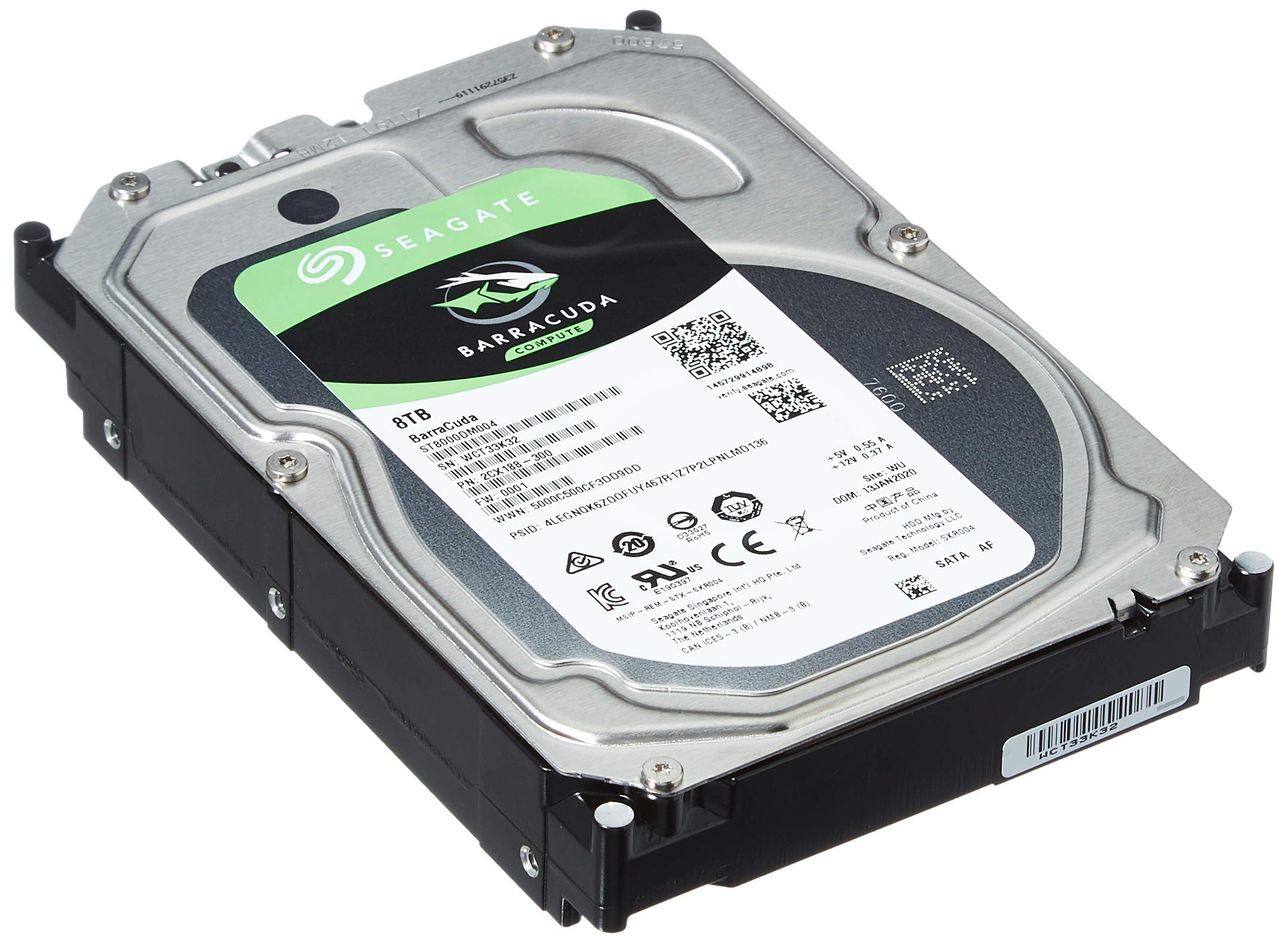 Seagate Barracuda 8TB 内蔵ハードディスクドライブ Seagate Barracuda
