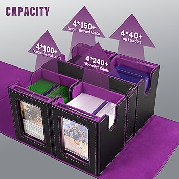 Amazon.com: Kabinka Commander Deck Box for MTG Fits 400+ Double