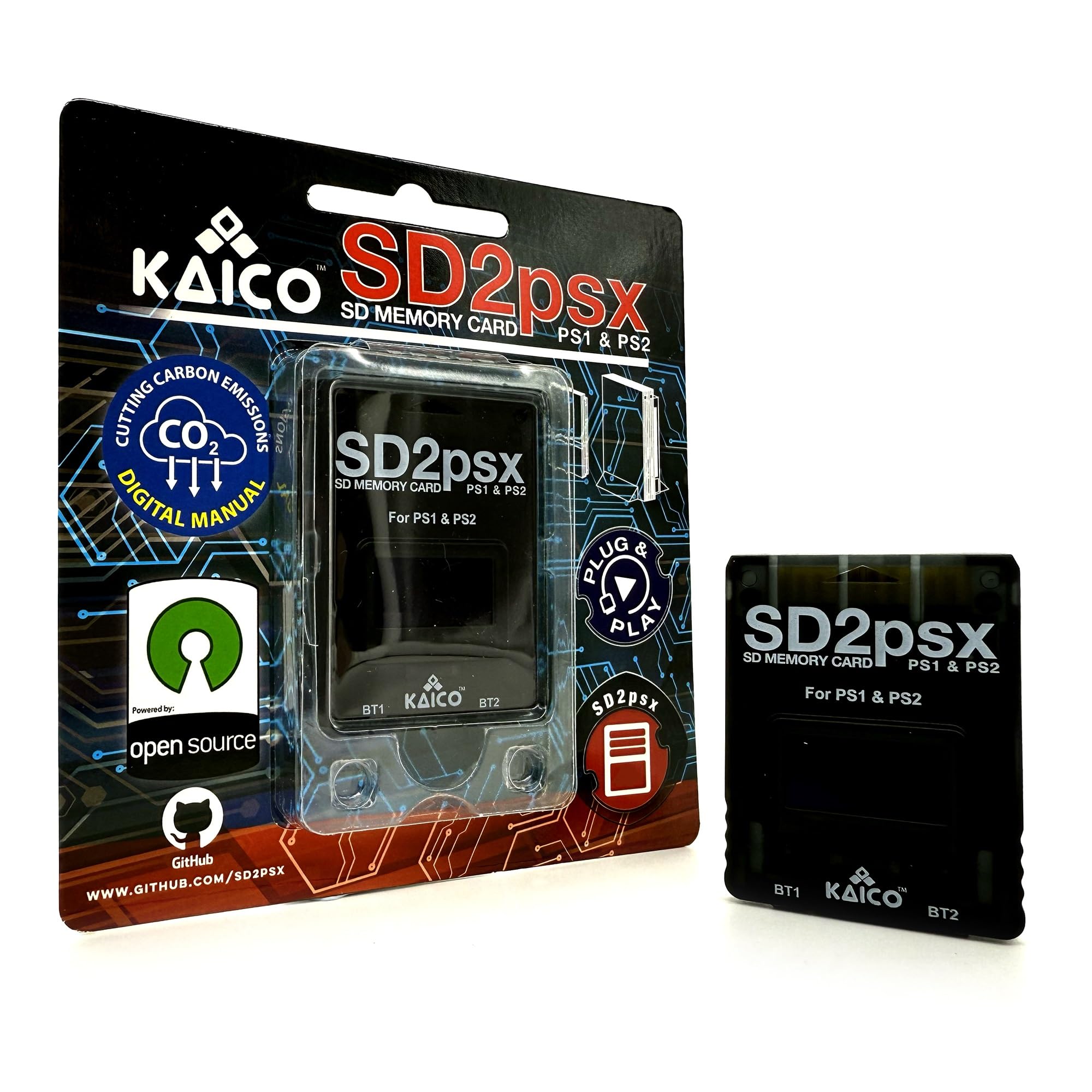 Amazon.com: Kaico PSX Mem Card Gen 2 Memory Card Compatble with