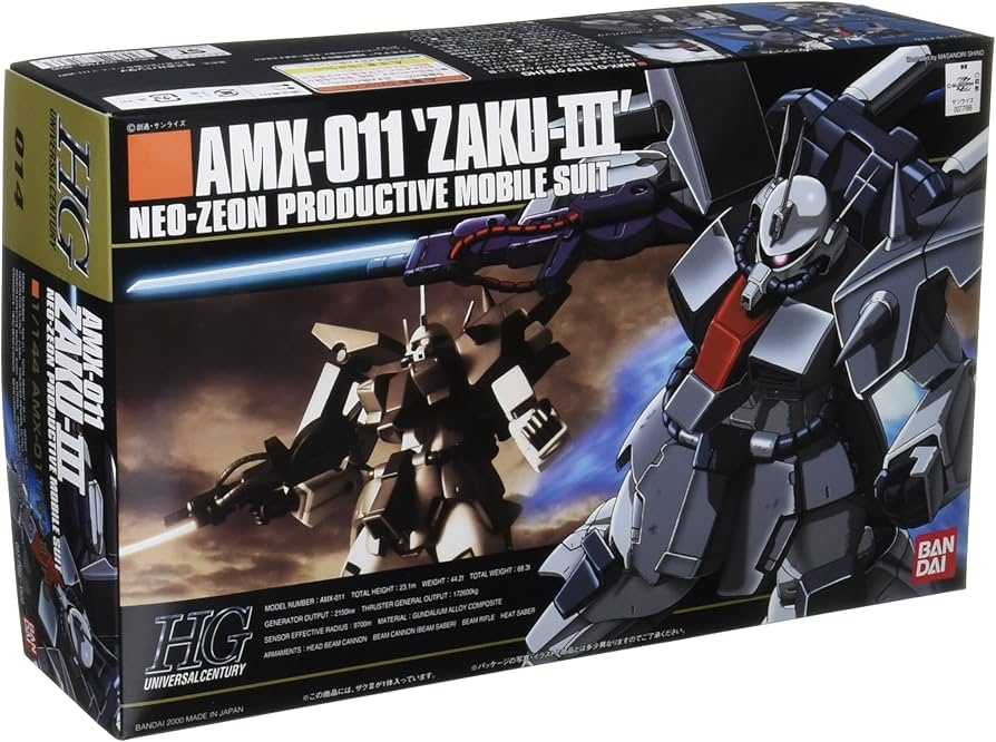 Amazon | HGUC 1/144 AMX-011 ザクIII (機動戦士ZZガンダム