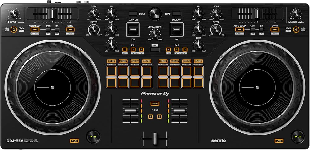 Pioneer DJ - DDJ-REV1 - Scratch-style 2-channel DJ controller for
