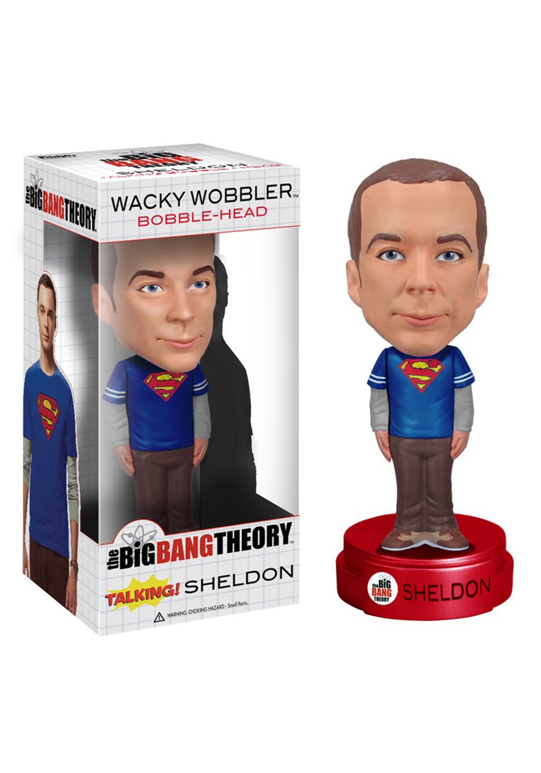 Funko Big Bang Theory: Sheldon Talking Wacky Wobbler, Figures