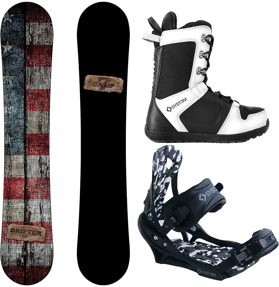 Amazon.com : Camp Seven Drifter and APX Men's Complete Snowboard