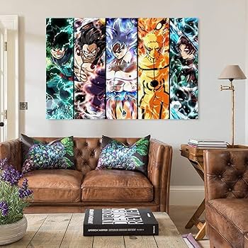 Amazon.co.jp: ZXCQWE ルフィとデクと悟空とナルトと炭治郎 アニメ