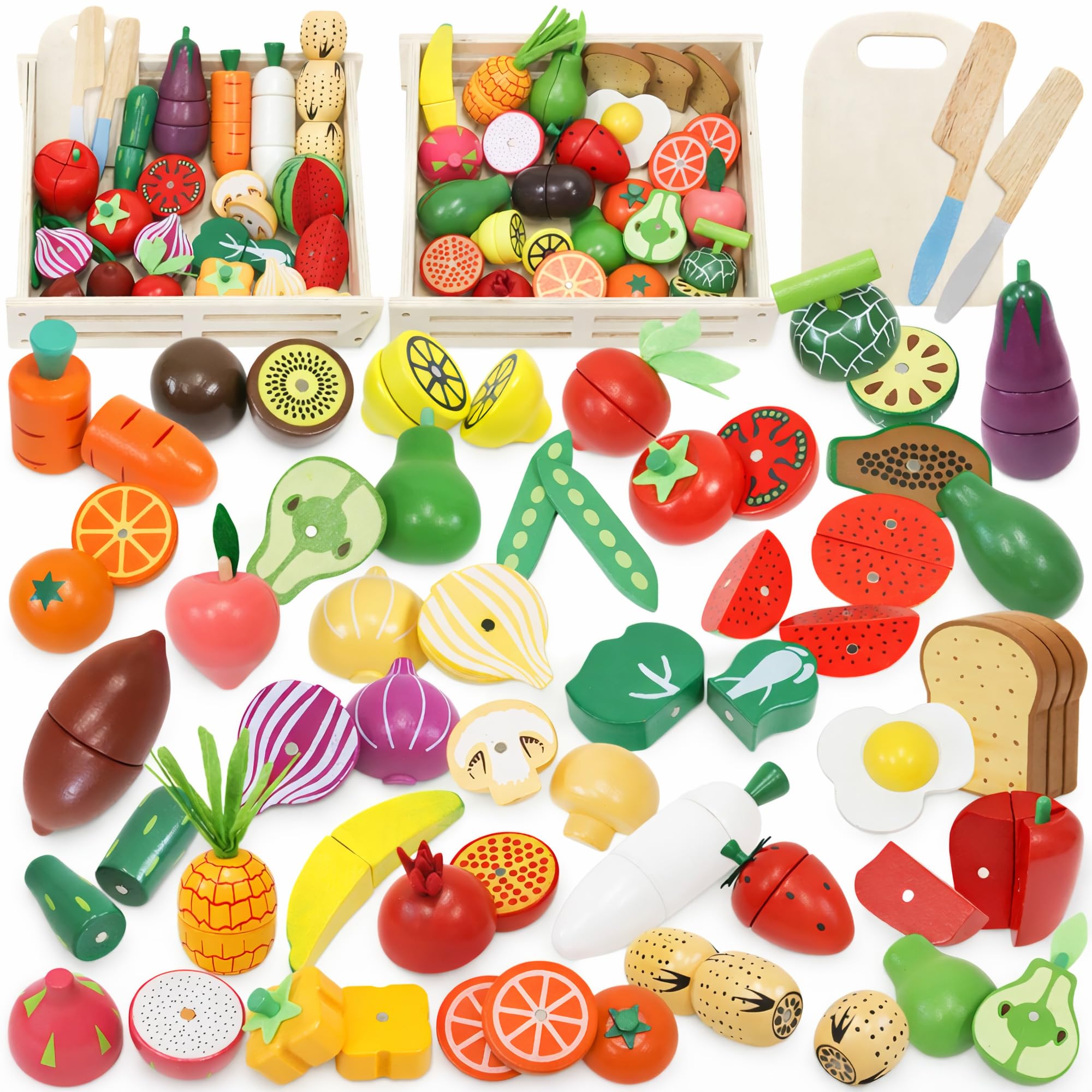 Amazon | [食品衛生法検査済] Rocotto おままごとセット 木製