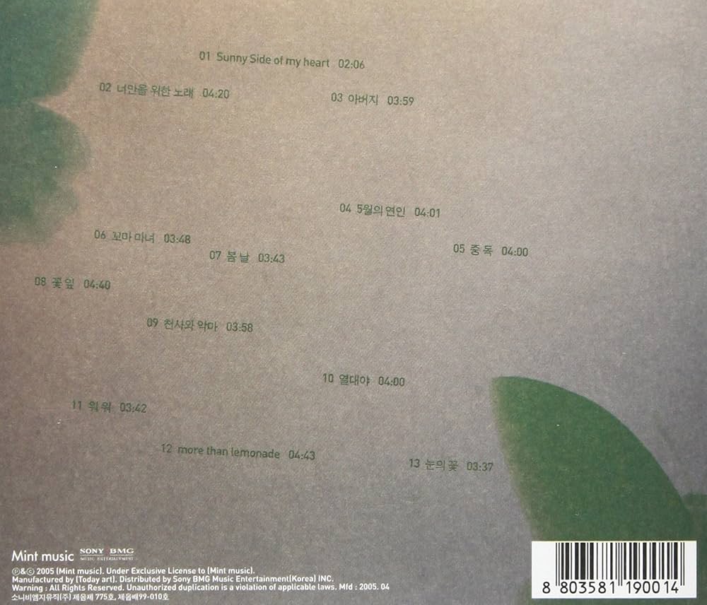 Amazon.co.jp: ソ・ヨンウン Vol. 5 - Sunny Side of My Heart(韓国盤