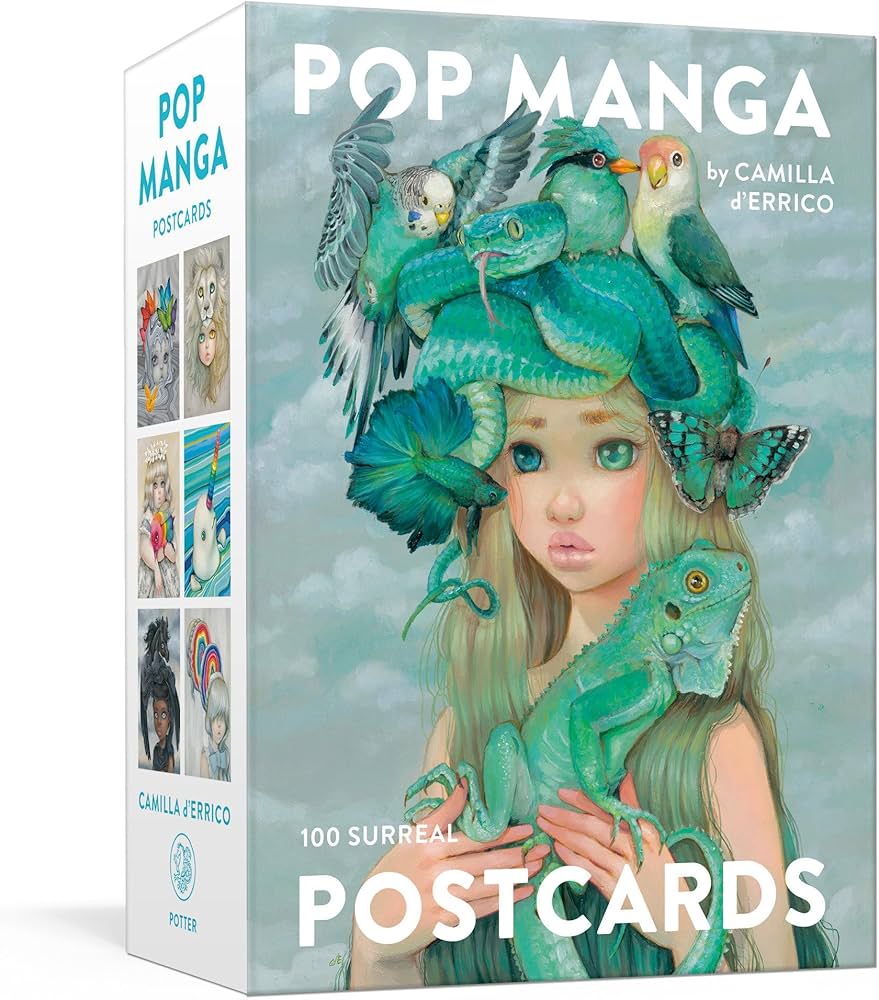 Pop Manga Postcards: 100 Surreal Postcards: d'Errico, Camilla