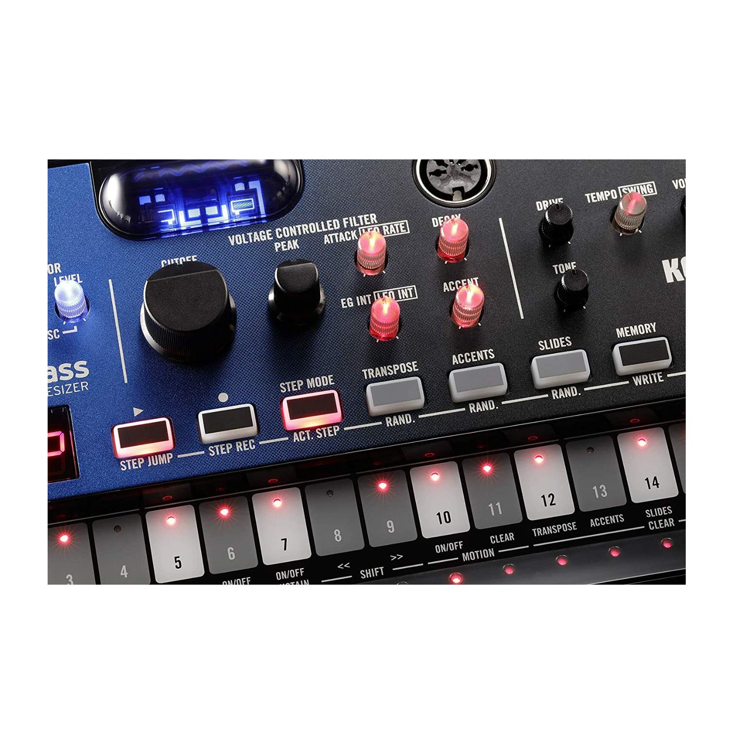 Amazon.co.jp: KORG シンセサイザー ベースマシン volca nubass 真空管