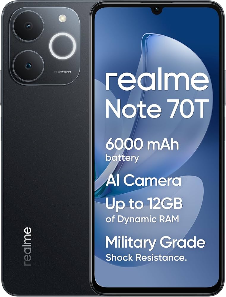 realme Note70T Unlocked Android Mobile Phone 4+64GB Octa-Core