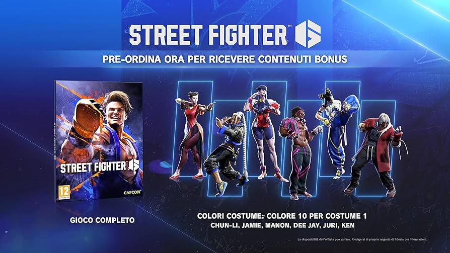 Street Fighter 6 Mad Gear Box PS4 : Amazon.it: Giochi e giocattoli
