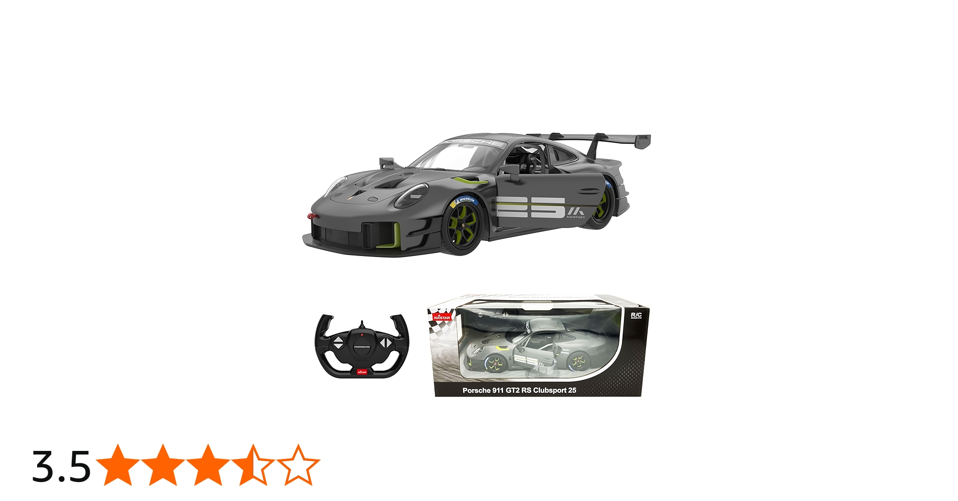 Amazon.co.jp: おもちゃラジコン ポルシェ911 GT2RS クラブスポーツ25