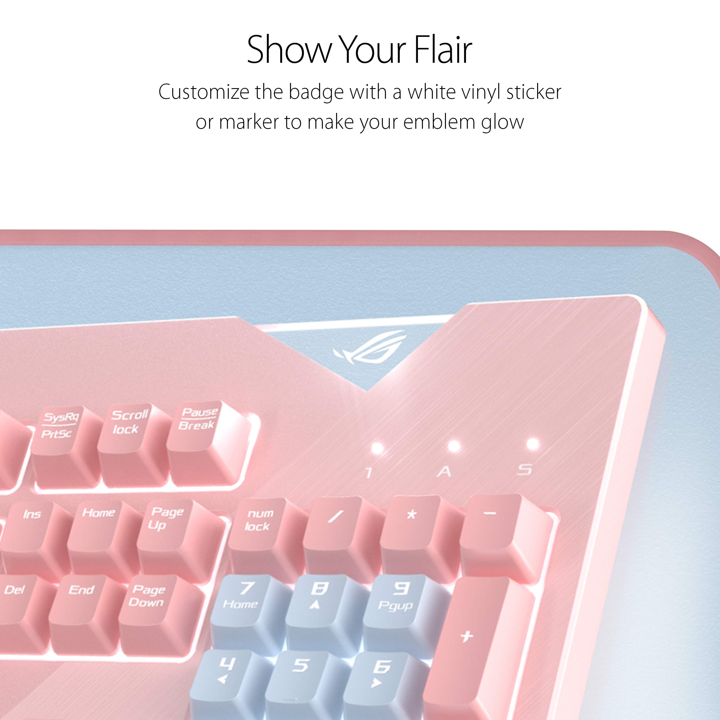 Amazon.com: ASUS ROG Strix Flare Pnk (Cherry MX Red) Limited