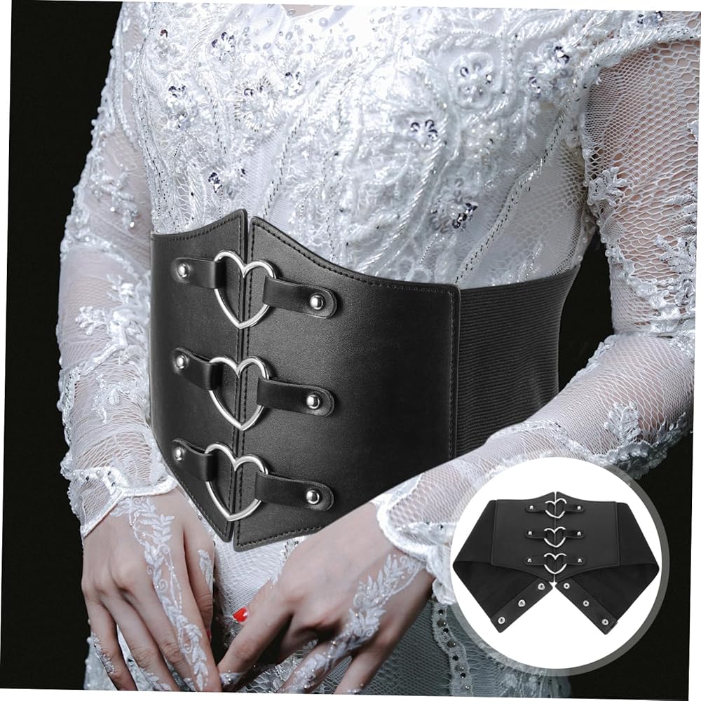 Amazon.co.jp: [LIFKOME] ファッション ワイドベルト レディース