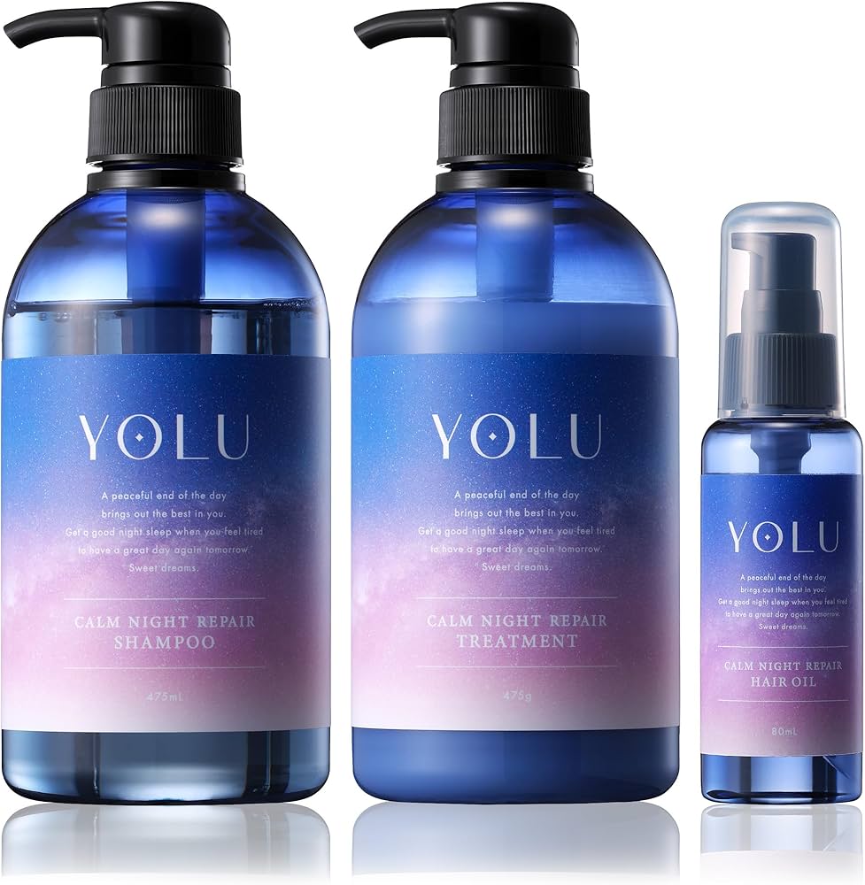 Amazon.co.jp: YOLU ヨル | シャンプー トリートメント ヘアオイル 3点