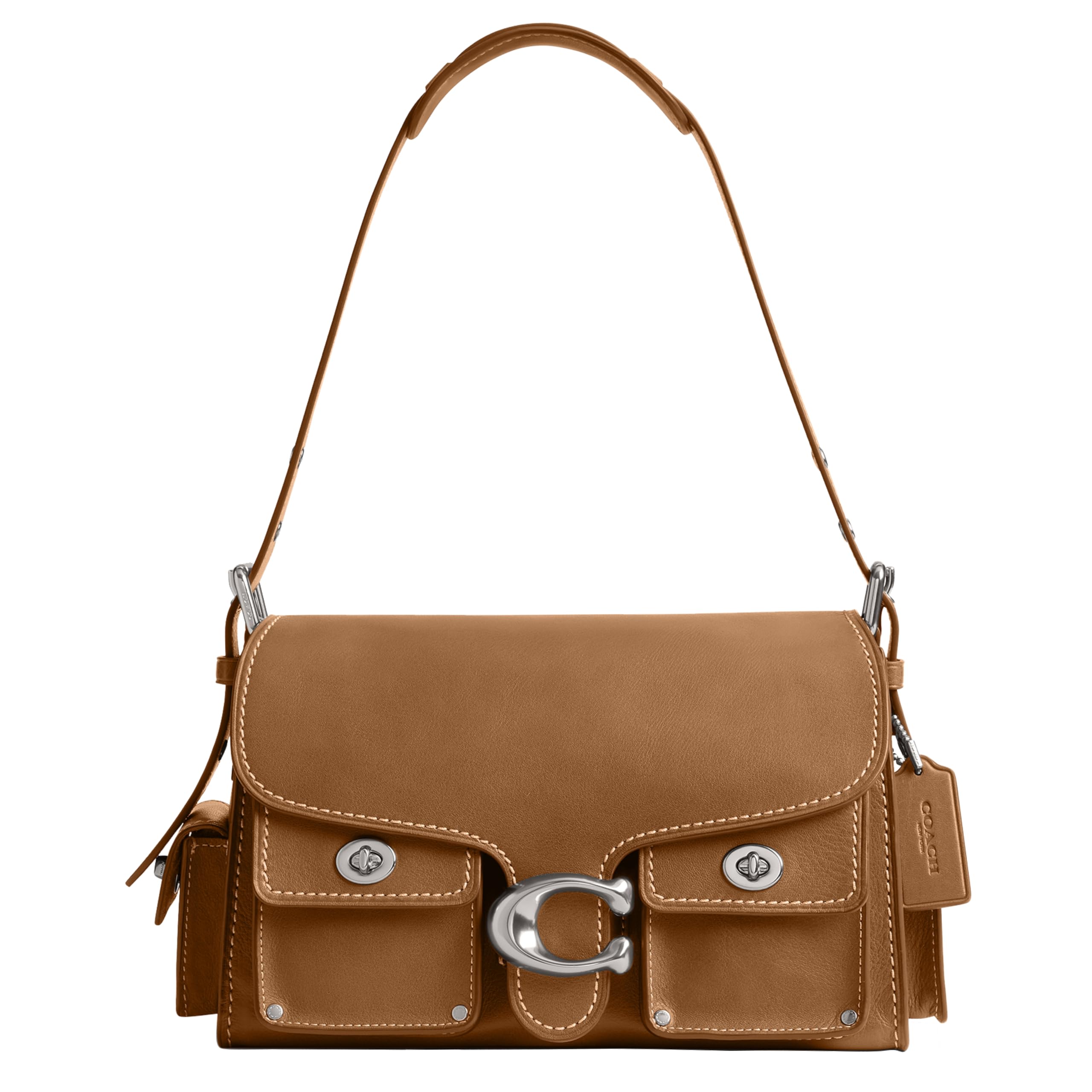 Amazon | コーチ カーゴ ターンロック ソフトタビーバッグ LH/ハニー