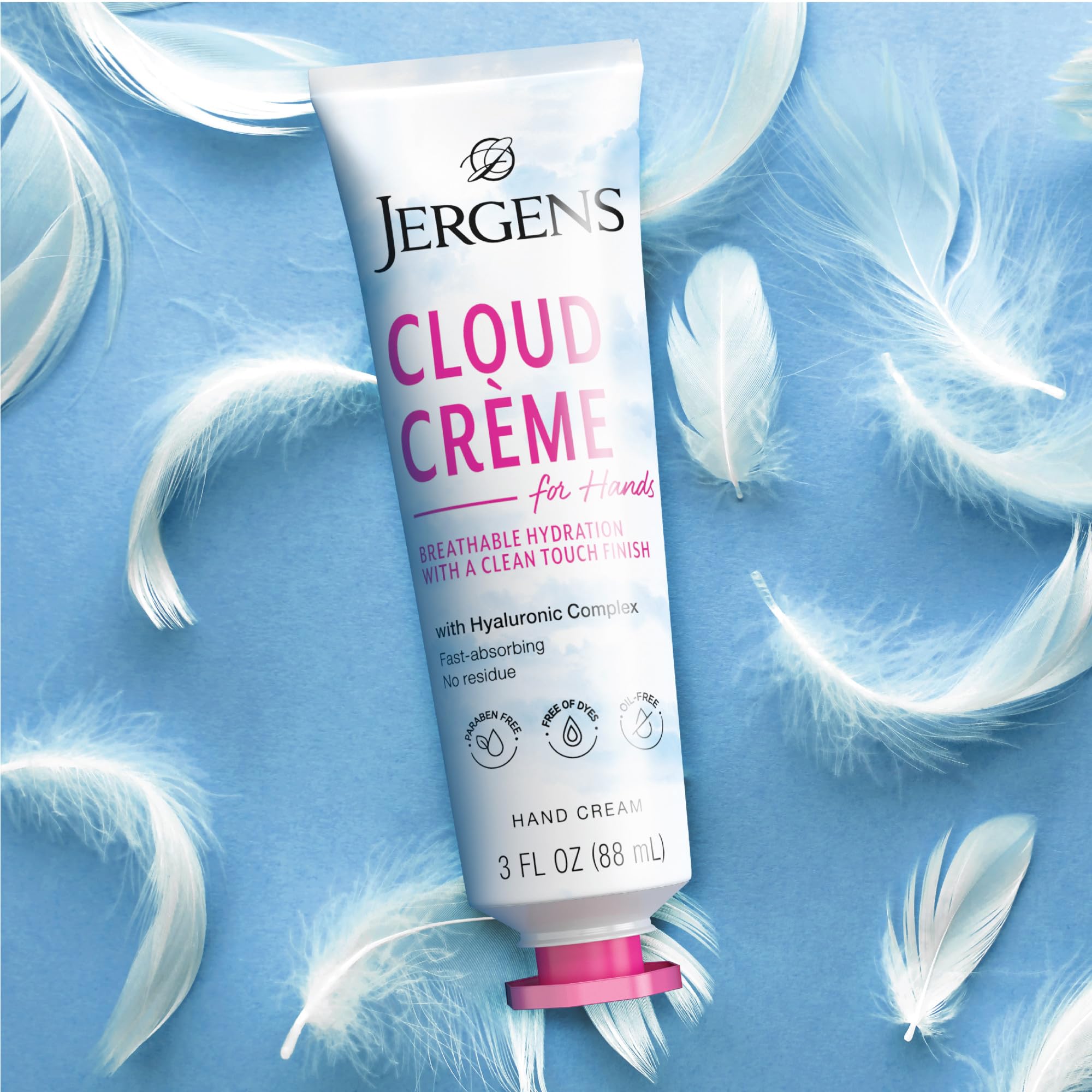 Amazon.com : Jergens Cloud Creme Hand Cream for Dry Hands, Lotion