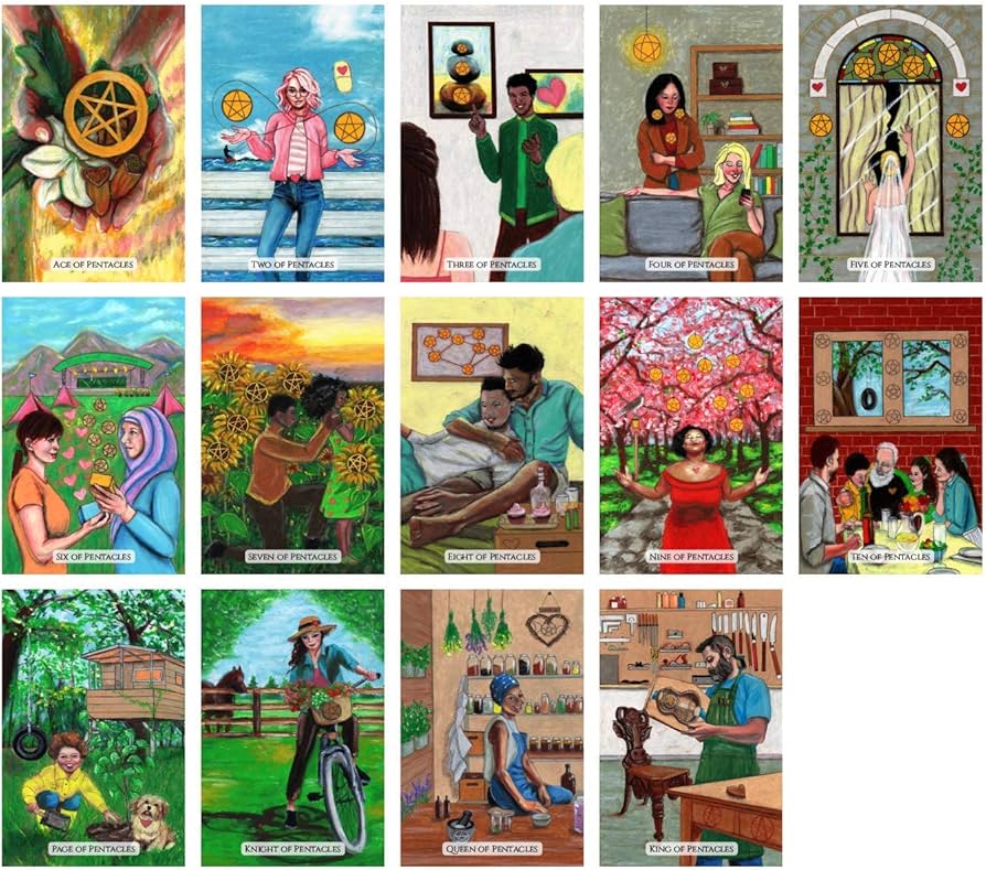 Amazon.co.jp: ETHONY モダンラブタロットカードデッキ 78枚の美しい