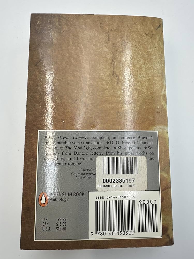 The Portable Dante (Viking Portable Library): Dante Alighieri