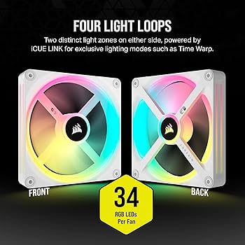 Amazon.com: Corsair iCUE Link QX140 RGB 140mm Magnetic Dome RGB