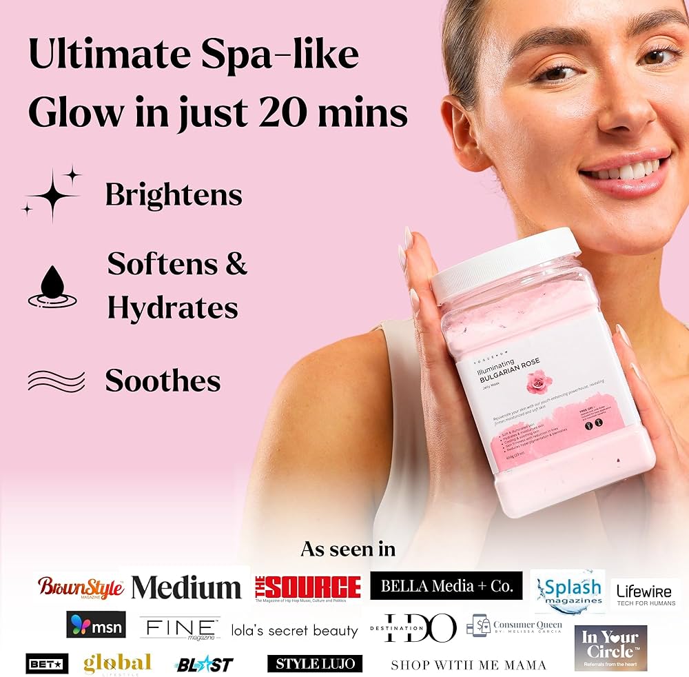 Amazon.com : Jelly Face Mask for Facials - Bulgarian Rose