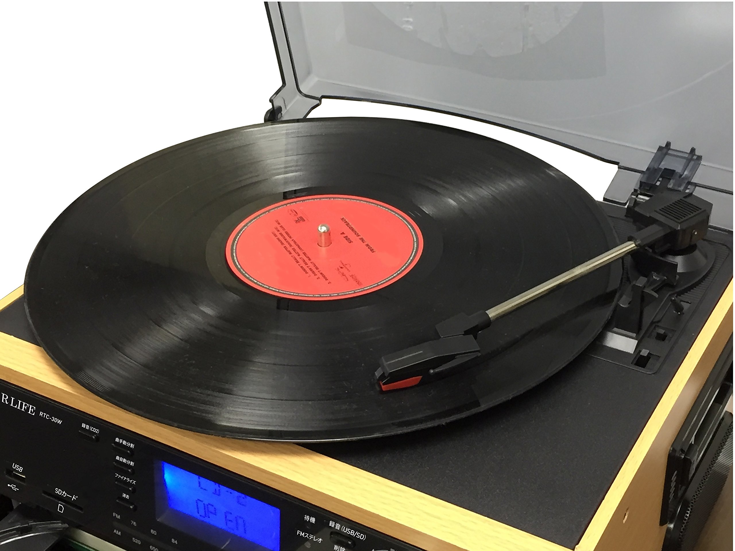 Amazon | CDコピー機能搭載マルチレコードプレーヤー レコード