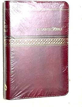 French Bible, Louis Segond 1910 Imitation Leather Zipper, Compact