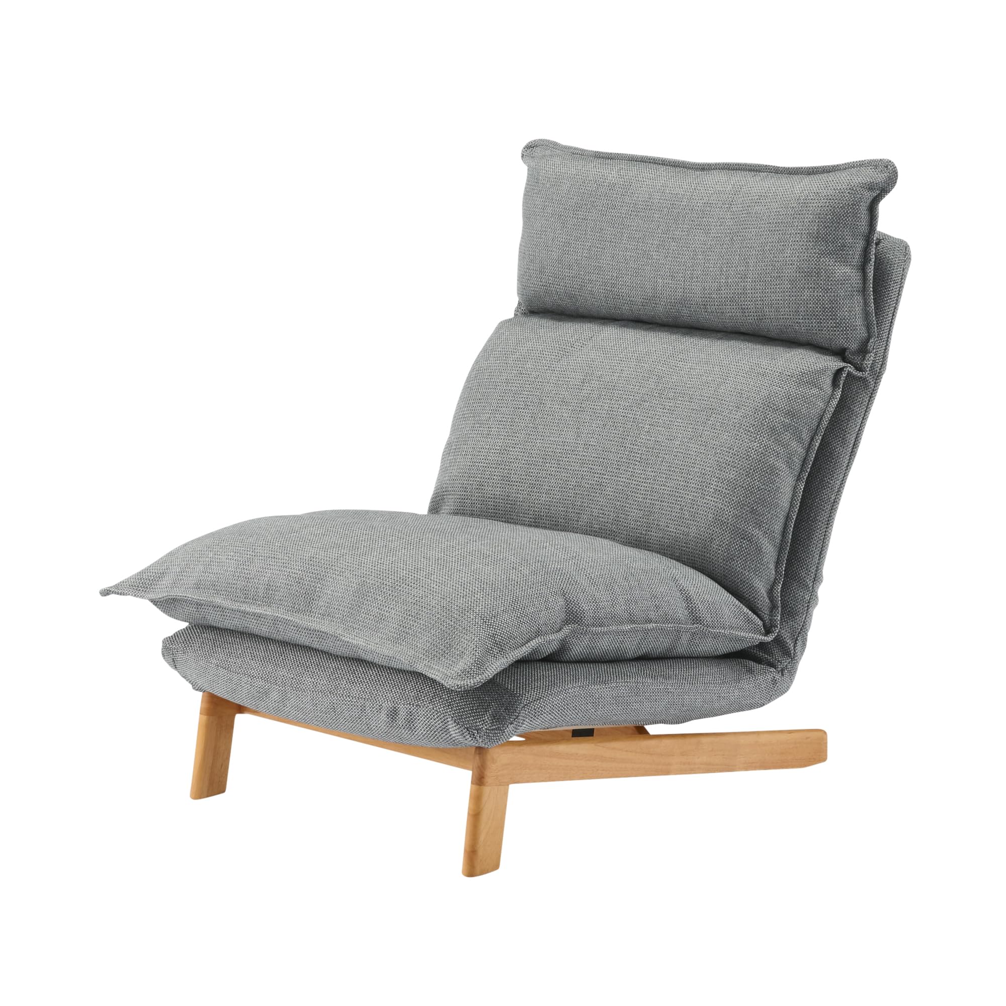 Amazon｜無印良品 ハイバックリクライニングソファ グレー 幅74×奥行