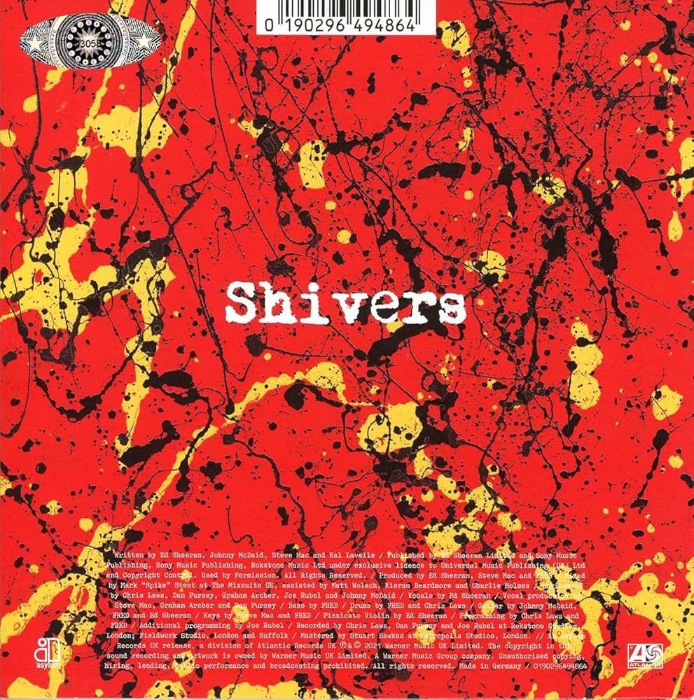 Amazon.co.jp: エド・シーラン 直筆 サイン 入り Shivers CD アルバム