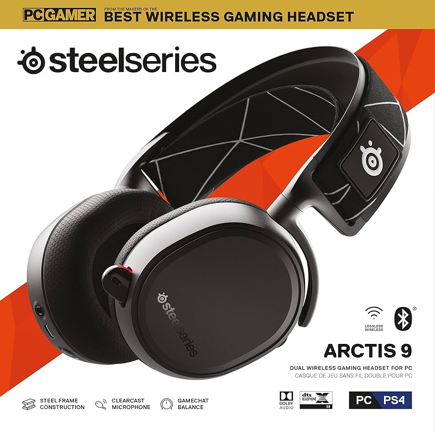 Amazon.com: Arctis 9 Wireless Wireless Gaming Headset for PC