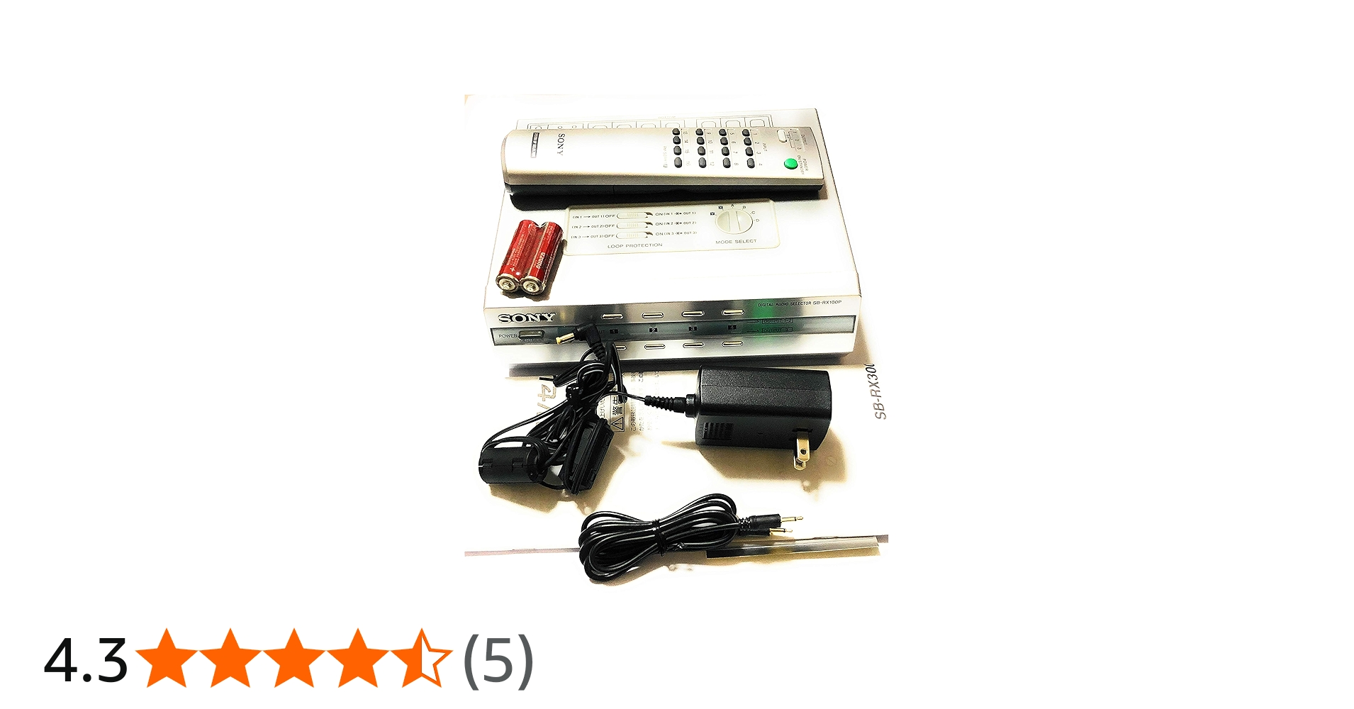 Amazon | SONY SB-RX100P AVセレクター 光デジタル角型対応 | Sony